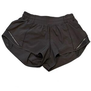 Lululemon Speed Up Low-Rise Short 2.5" - Black - Size 6